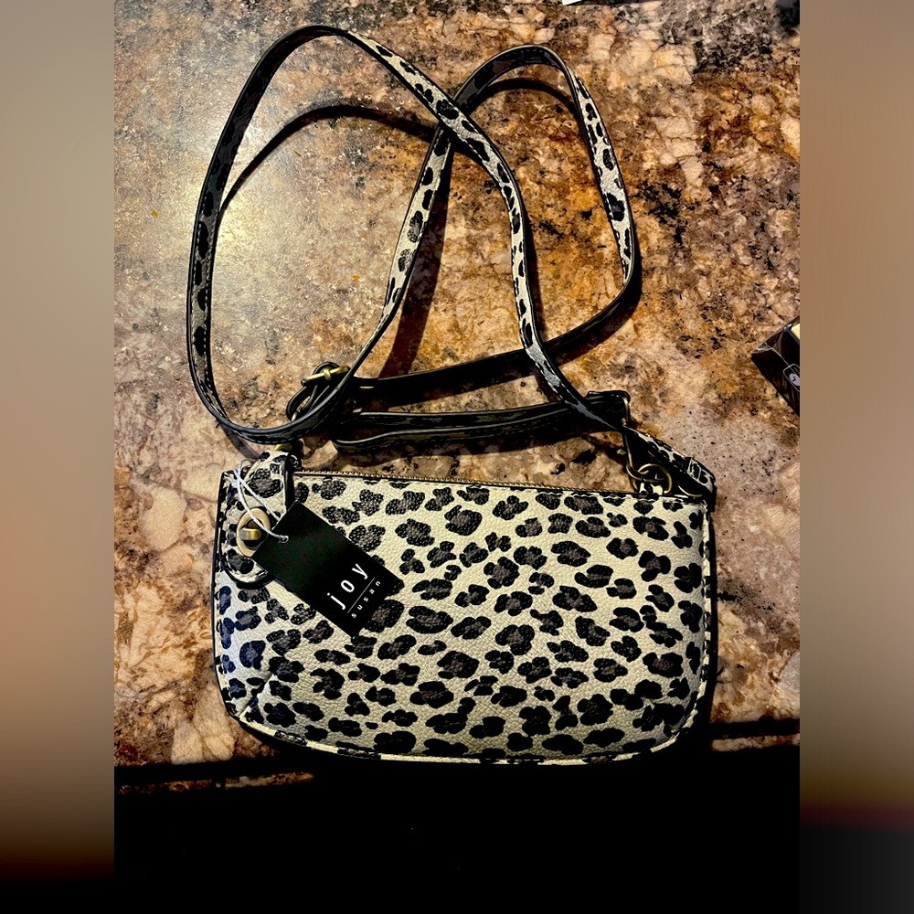 Joy Susan Leopard Print Crossbody Small Bag
